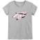 T-shirt for girls 4F grey melange HJL21 JTSD002A 25M image 3