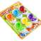 Educational jigsaw puzzle sorter match shapes and colors of eggs 6 pieces image 2