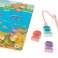 Wooden game fish fishing with magnet montessori bees image 8