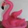 Babysimring, uppblåsbar flottring för barn med flamingosits, max 15 kg, 1-3 år gammal bild 4