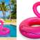 Inflatable Swimming Ring Flamingo 90cm max 6 years image 2