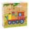 Wooden blocks educational puzzle puzzle cubes Vehicles 6in1 9el. image 3