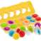 Educational jigsaw puzzle sorter match egg shapes 12 pieces image 4