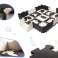 Foam educational mat puzzle playpen 114 x 114 x 1 cm black 25 elements image 8
