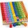 Educational set learning to count multiplication table up to 100 square image 6