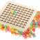 Educational set learning to count multiplication table up to 100 round image 16