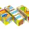 Klocki drewniane edukacyjne puzzle układanka kostki Pojazdy 6w1 9el. zdjęcie 13