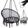 Swing lenestol stork reir svart XL med pute grå bilde 1