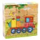 Wooden blocks educational puzzle puzzle cubes Vehicles 6in1 9el. image 4