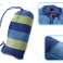 Double Hammock 200x150 with spreader bar 40cm reinforced blue + mounting kit image 2