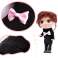 Doll dolls for dollhouse 3 girls 1 boy set of 4 pcs. 12cm image 18