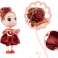 Puppe für Puppenhaus Mädchen + Junge Set von 2 Stück. 12cm Bild 11