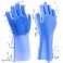 SILICONE KITCHEN CABIN WASHING GLOVES SKU:074-A (stock in Poland) image 4