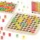 Educational set learning to count multiplication table up to 100 round image 1