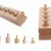 Weights, cylinders, wooden montessori sorter image 16
