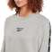 Женская толстовка Reebok TE Tape Pack Crew серый GQ3890 GQ3890 изображение 9