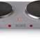 Royalty Line RL-DKP2500.15;  Hot Plate 1000 + 1500W Argento foto 3
