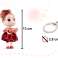 Кукла для кукольного домика девочка + мальчик набор 2шт. 12см изображение 6