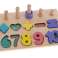 Wooden abacus sorter numbers montessori 3in1 13x36cm image 6