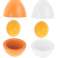 Montessori wooden eggs for play removable yolks image 4