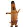 Kostüm Karneval Kostüm Verkleidung aufblasbarer Dinosaurier T REX Riese braun 1,5 1,9m Bild 4
