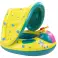 Babysvømmering, oppblåsbar ring for barn, med sete og tak, 65x73cm, 40kg bilde 4