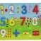 Wooden jigsaw puzzle match shapes farm image 4