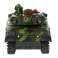 RC-kaukosäädinsäiliö Big War Tank 9995 suuri 2.4GHz vihreä kuva 4
