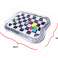 Sensorisk oppblåsbar vannmatte for babyer svart og hvitt sjakkbrett XXL 65x50 cm bilde 3