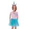 Carnival costume costume disguise Unicorn headband skirt blue 3 6years image 1