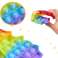 Sensory Toy Push Bubble Pop Fidget Toy Unicorn Rainbow fotografía 1