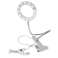 RING LED Selfie Make-up Schreibtischlampe 10cm Clip Bild 5