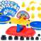 Educational math game WEIGHT fruits image 2