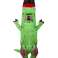 Kostüm aufblasbarer Dinosaurier T-REX Giant Green 1,5-1,9m Bild 2