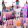 Disegno di Puzzle 3D da colorare castello 38el. foto 3