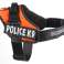 Harnais pour chien solide L 65-80cm Police K9 orange photo 1