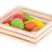 Дървени плодове за рязане с магнит в кутия аксесоари картина 15