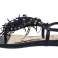 Black faux suede Primark sandals - shoes with fringes and beads image 4