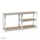 Heavy duty shelf MDF shelves H180cm galvanized metal frame 875kg load image 2