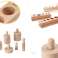 Gewichten, cilinders, houten montessorisorteerder foto 6