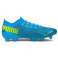 Puma Ultra 1.2 FG AG futbolo batai mėlynai geltoni 106299 01 106299 01 nuotrauka 1