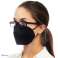 Masque FFP2 noir [40 pièces] Certifié CE CE1463 DERMATEST® photo 3
