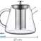 Retouren SILBERTHAL Teekanne mit Sieb - Glas - 1,5 Liter - Volles Teearoma Bild 1