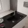Single-chamber glass sink black Drum image 3