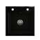 Single-chamber glass sink black Heet image 1