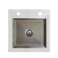 Νιπτήρας Μονό Μπολ Heet White Glass εικόνα 2