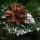 Artificial Frosted Pine Christmas Tree with Pine Cone CT0051 - Christmas Decoration for Wholesalers image 1