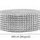 AG715 RUBAN DÉCORATIF 9MX4CM ARGENT photo 1