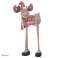 Decorative Standing Reindeer CA0107 - Height 84-124 cm, Width 40 cm - Wholesale Decoration image 1