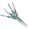 Sieťový kábel CableXpert Cat6a S/FTP S-STP Blue - Kábel - Sieť PP6A-LSZHCU-B-1M fotka 6